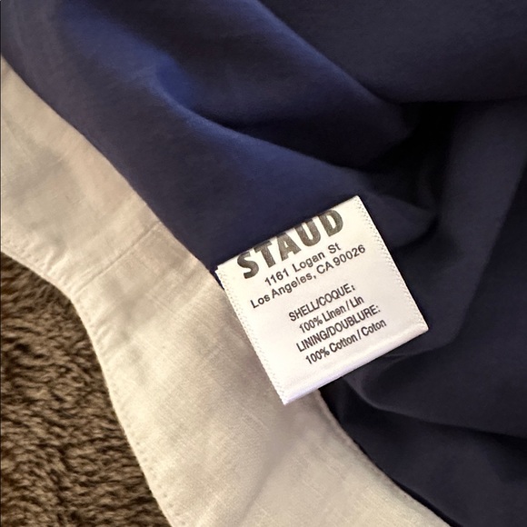 STAUD Raphael Linen Wave top - Picture 7 of 9